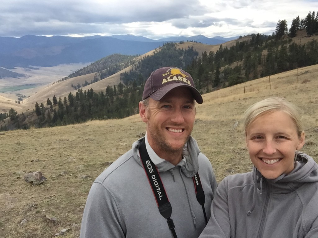 Matt & Kristin at the National Bison Range