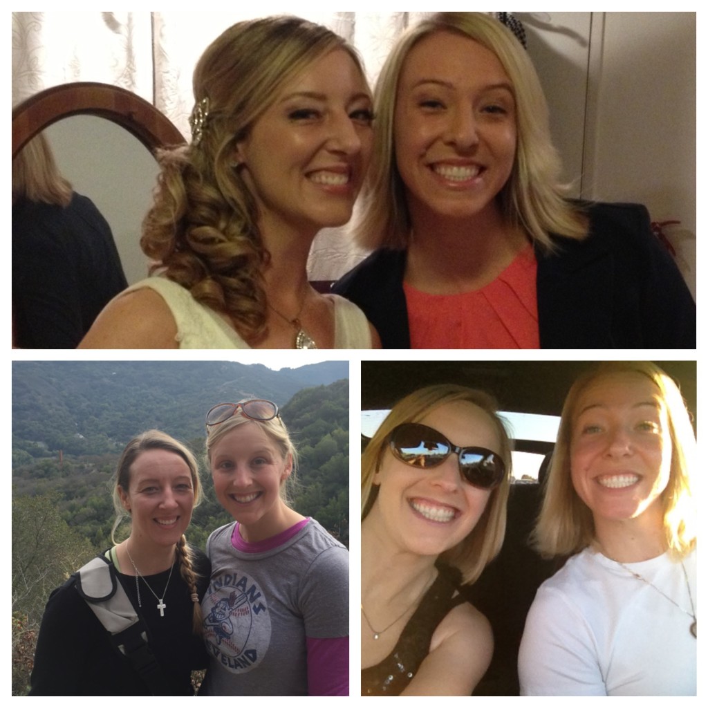 Top: 2 Years ago when I last saw these smiling faces! Left: Karla & Kristin on an uphill hike. Right: Throwback pic of Kristin & Kali because we talked so much and for so long we didn't even snap one picture!