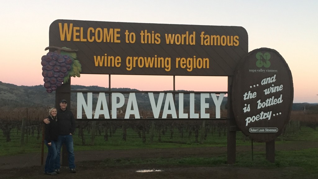 I personally think you can't visit Napa Valley without getting a picture by this sign. Touristy or not. It's a must.