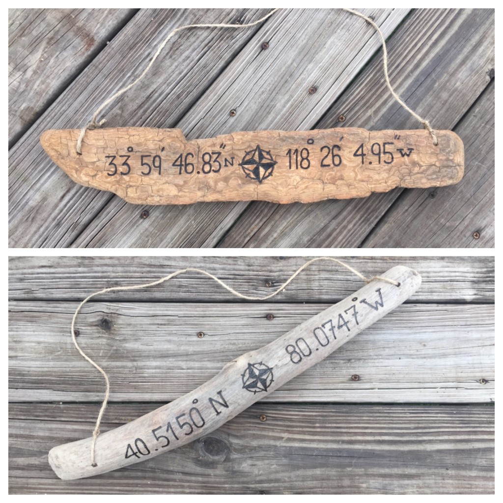 personalized driftwood housewarming gift wedding gift
